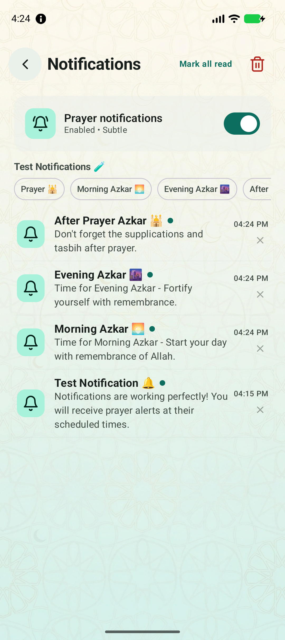 Notification Center